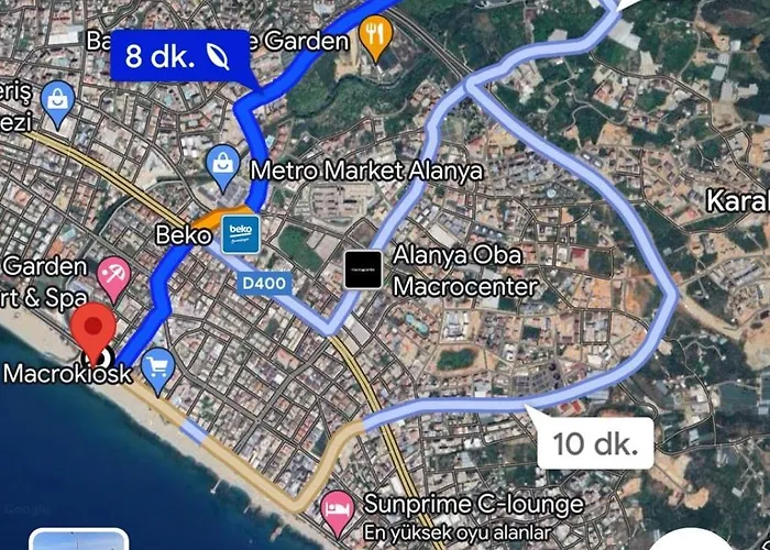 Silece Garden Uec Yatak Odali 알란야