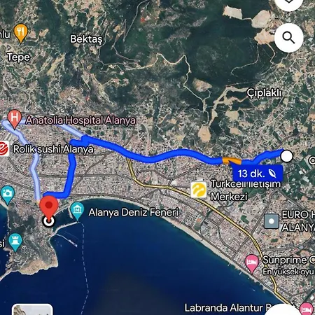 Silece Garden Uec Yatak Odali 알란야
